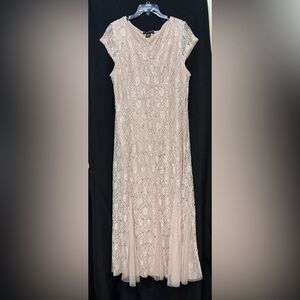 Elegant Lace Sequin Dress